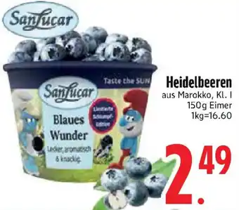 Edeka SanLucar Heidelbeeren Angebot