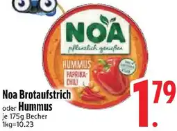 Edeka Noa Brotaufstrich oder Hummus Angebot