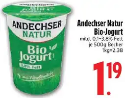 Edeka Andechser Natur Bio-Jogurt Angebot