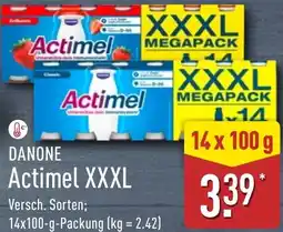Aldi Nord DANONE Actimel XXXL Angebot