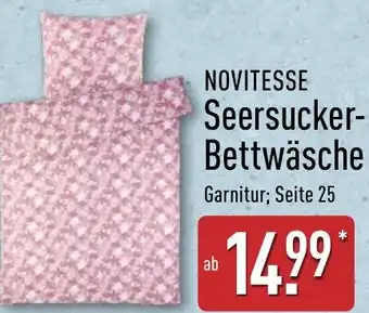 Aldi Nord NOVITESSE Seersucker Bettwäsche Angebot