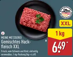 Aldi Nord MEINE METZGEREI Gemischtes Hackfleisch XXL Angebot