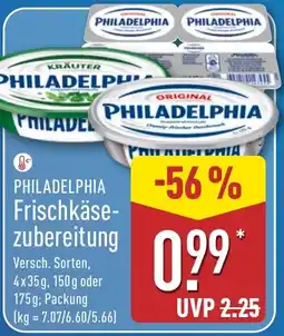 Aldi Nord PHILADELPHIA Frischkäsezubereitung Angebot