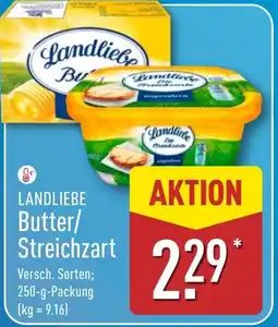 Aldi Nord LANDLIEBE Butter/ Streichzart Angebot