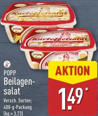 Aldi Nord POPP Beilagensalat Angebot