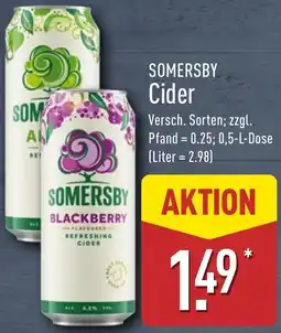 Aldi Nord SOMERSBY Cider Angebot