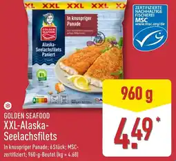 Aldi Nord GOLDEN SEAFOOD XXL-Alaska Seelachsfilets Angebot