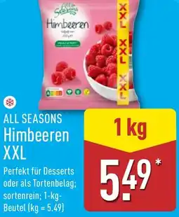 Aldi Nord ALL SEASONS Himbeeren XXL Angebot