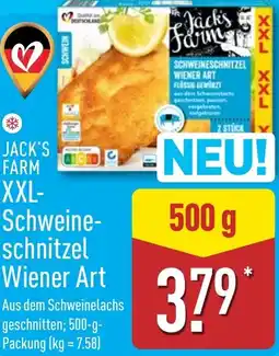 Aldi Nord JACK'S FARM XXL Schweineschnitzel Wiener Art Angebot