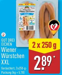 Aldi Nord GUT DREI EICHEN Wiener Würstchen XXL Angebot