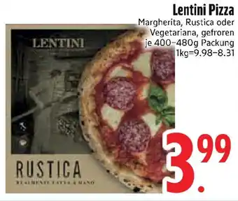 Edeka Lentini Pizza Angebot