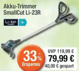 Edeka GARDENA Akku-Trimmer SmallCut Li-23R Angebot