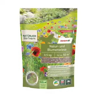 toom Baumarkt toom Natur- und Blumenwiesensaat 0,5 kg hochwachsend Angebot