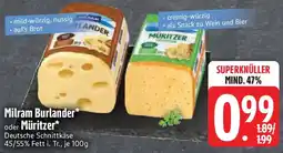 Edeka Milram Burlander oder Müritzer Angebot