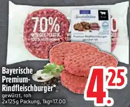 Edeka Bayerische Premium Rindfleischburger Angebot