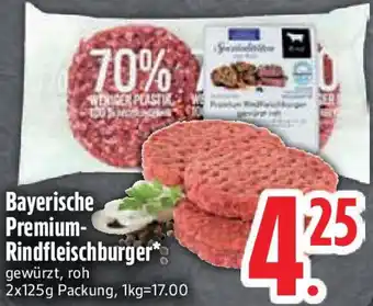Edeka Bayerische Premium Rindfleischburger Angebot