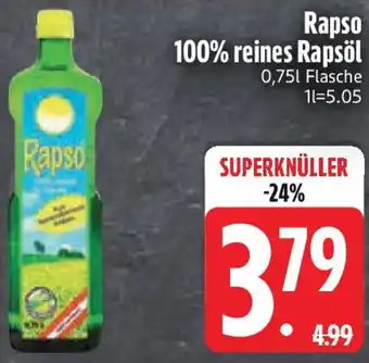 Edeka Rapso 100% reines Rapsöl Angebot