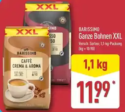 Aldi Nord BARISSIMO Ganze Bohnen XXL Angebot