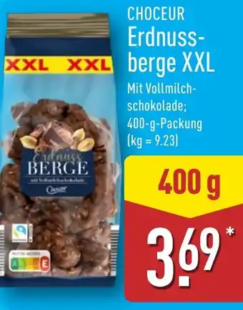 Aldi Nord CHOCEUR Erdnussberge XXL Angebot