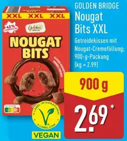 Aldi Nord GOLDEN BRIDGE Nougat Bits XXL Angebot