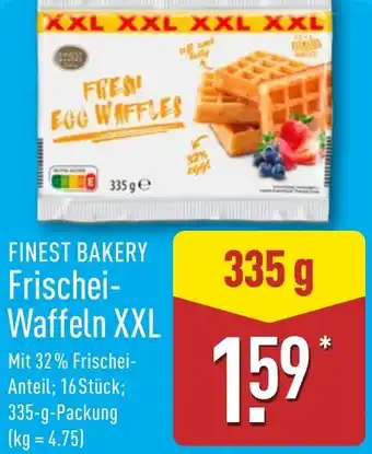 Aldi Nord FINEST BAKERY Frischei Waffeln XXL Angebot