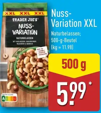 Aldi Nord Nuss Variation XXL Angebot