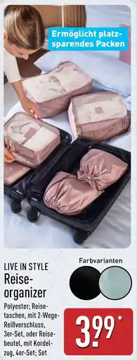 Aldi Nord LIVE IN STYLE Reiseorganizer Angebot