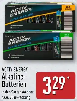 Aldi Nord ACTIV ENERGY Alkaline Batterien Angebot