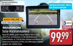 Aldi Nord MAGINON Solar-Rückfahrkamera Angebot