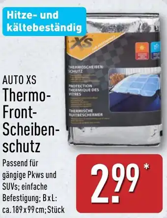 Aldi Nord AUTO XS Thermo Front Scheibenschutz Angebot