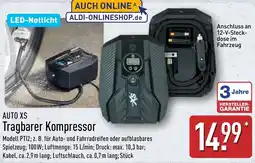 Aldi Nord AUTO XS Tragbarer Kompressor Angebot