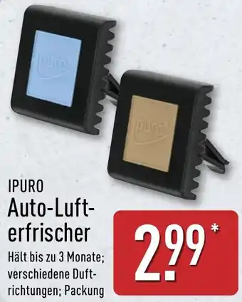 Aldi Nord IPURO Auto-Lufterfrischer Angebot