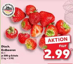 Kaufland Dtsch. Erdbeeren Angebot