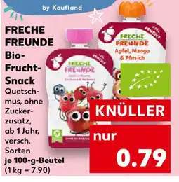 Kaufland FRECHE FREUNDE Bio- Frucht-Snack Angebot