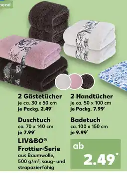 Kaufland LIV&BO Frottier-Serie Angebot