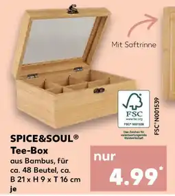 Kaufland SPICE&SOUL Tee-Box Angebot