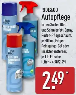 Aldi Nord RIDE&GO Autopflege Angebot