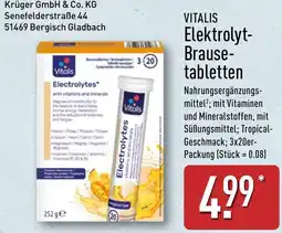 Aldi Nord VITALIS Elektrolyt Brausetabletten Angebot