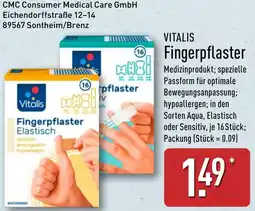 Aldi Nord VITALIS Fingerpflaster Angebot