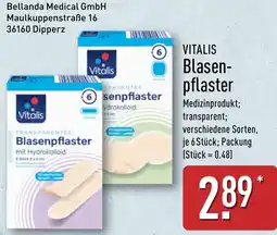 Aldi Nord VITALIS Blasenpflaster Angebot