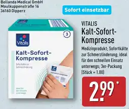 Aldi Nord VITALIS Kalt-Sofort Kompresse Angebot