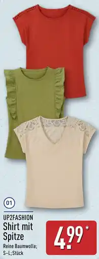 Aldi Nord UP2FASHION Shirt mit Spitze Angebot