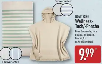Aldi Nord NOVITESSE Wellness Tuch/-Poncho Angebot