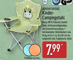Aldi Nord ADVENTURIDGE Kinder Campingstuhl Angebot