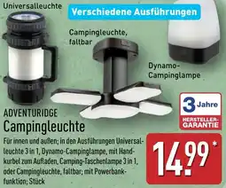 Aldi Nord ADVENTURIDGE Campingleuchte Angebot