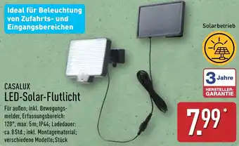 Aldi Nord CASALUX LED-Solar-Flutlicht Angebot