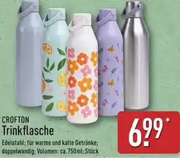Aldi Nord CROFTON Trinkflasche Angebot