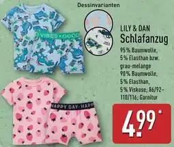 Aldi Nord LILY & DAN Schlafanzug Angebot