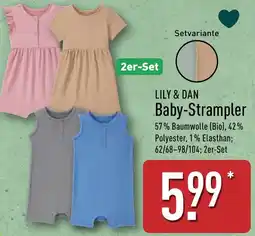 Aldi Nord LILY & DAN Baby-Strampler Angebot
