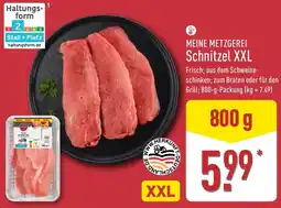 Aldi Nord MEINE METZGEREI Schnitzel XXL Angebot